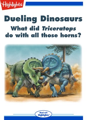 cover image of Dueling Dinosaurs